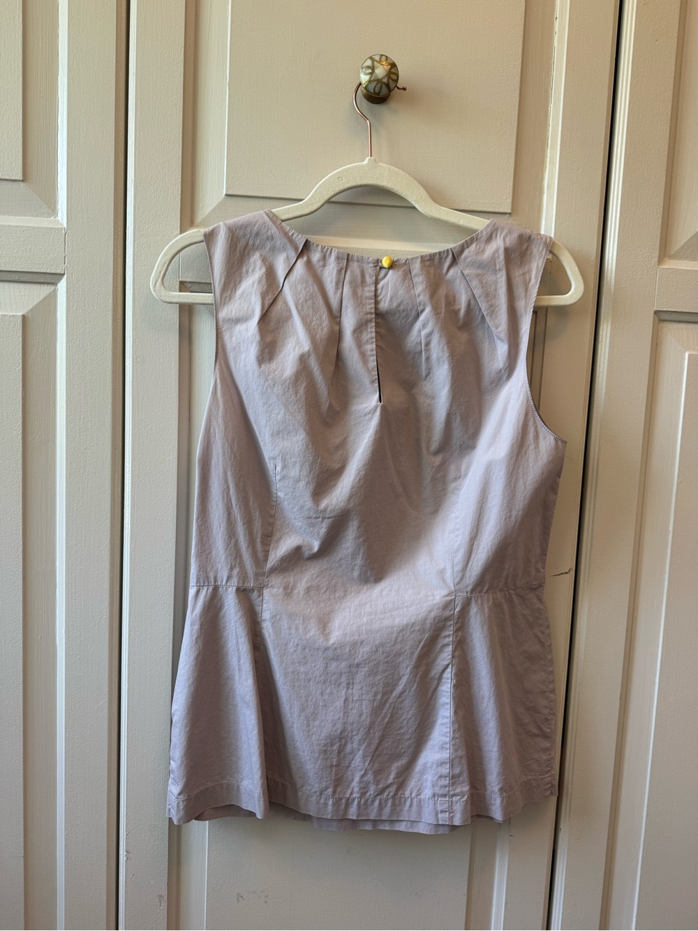 Pleated Shell Top in Light Lavender - Picture 3 of 5